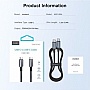 ���� ������ USB-C to USB-C 1.2m USB 2.0 60W Choetech (XCC-1014-BK)