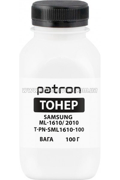 Тонер Patron Samsung ML-1610/ 2010 бутль 100г (T-PN-SML1610-100) Тонер Patron Samsung ML-1610/ 2010 бутль 100г (T-PN-SML1610-100)