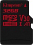   32GB Kingston microSDHC C10 UHS-I U3 (SDCR/32GBSP)