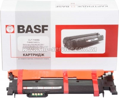 �������� BASF Samsung CLP-365/ CLX-3305/ 3305FN ������ CLT-Y406S Yellow (BASF-KT-Y406S-CLP365)