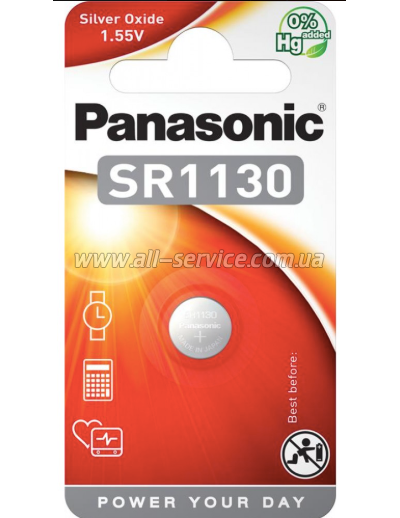  Panasonic SR1130 BLI 1 (SR-1130EL/1B)