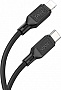 ���� ������ USB-C to Lightning 1.0m Cool silicone PD 20W X90 black HOCO (6931474788382)