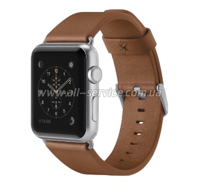  BELKIN Classic Leather Band for Apple Watch 38mm Brown (F8W731btC01)