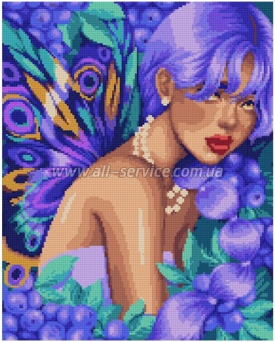 Картина по номерам Santi Лиловая фея 40*50 см ©pollypop92 алмазная мозаика (954706) Картина по номерам Santi Лиловая фея 40*50 см ©pollypop92 алмазная мозаика (954706)