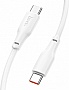 ���� ������ USB-C to USB-C 2.0m 100W TPE X93 white HOCO (6931474790729)