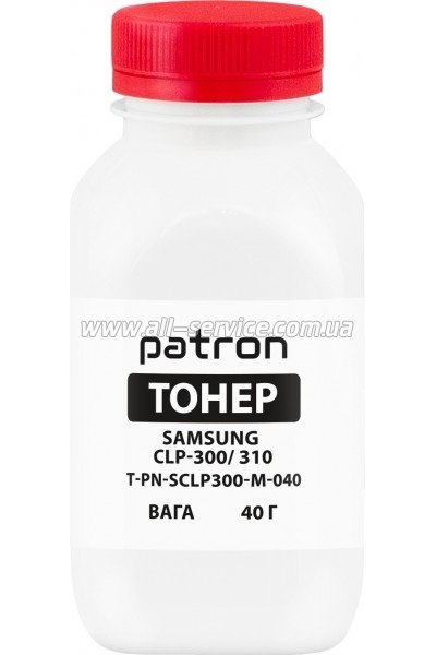 Тонер Patron Samsung CLP-300/ CLP-310 бутль 40г Magenta (PN-SCLP300-M-040) Тонер Patron Samsung CLP-300/ CLP-310 бутль 40г Magenta (PN-SCLP300-M-040)