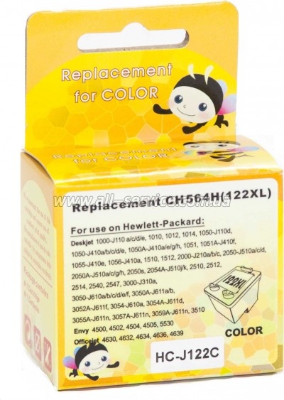 �������� MicroJet �122XL HP DJ 1050/ 2050/ 3050 ������ CH564HE Color (HC-J122C)