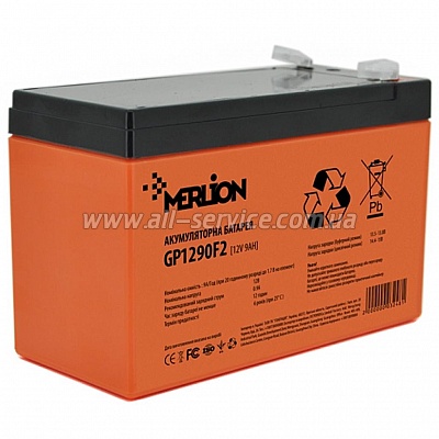     Merlion 12V 9Ah PREMIUM (GP1290F2PREMIUM)