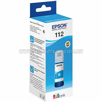  Epson 112 EcoTank L6550/ L15150 Pigment Cyan (C13T06C24A)