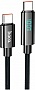 ���� ������ USB-C to USB-C 1.0m Benefit with display 100W U141 black HOCO (6942007611930)