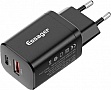 �������� ������� Essager 1xUSB + 1xUSB-C PD 30W black (ECTPQS-ZTB01)