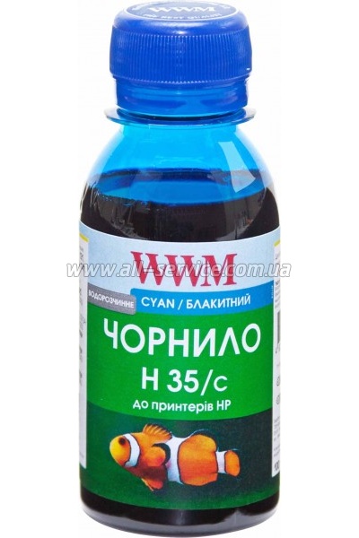  WWM  HP 22 /134 /121 100 Cyan  (H35/C-2)  