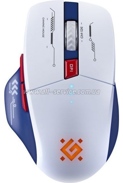  Defender Tisa GM-126 LED Wireless/Bluetooth White/Blue (52126)