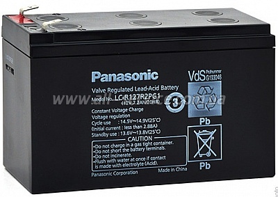   Panasonic 12V 7.2Ah (LC-R127R2PG1)