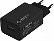   ColorWay 1USB Quick Charge 3.0 black +  Type C (CW-CHS013QCC-BK)