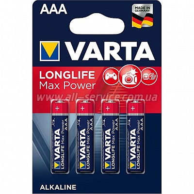 Varta AAA LongLife Max Power LR06 * 4 (04703101404)