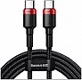 ���� ������ USB-C to USB-C 2.0m PD2.0 100W 20V/ 5A red black Baseus (CATKLF-AL91)