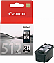  Canon PG-512 Black Canon PIXMA MP270/ MP250/ MP260/ MX350/ MX340/ MP240/ MP280/ MX410/ MX320/ MP490/ MX420/ MP495/ MP260/ MX360/ MX330/ PIXMA iP2700 (29690001)