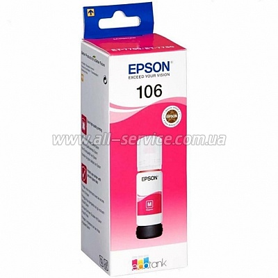  Epson 106 Epson L7160/ 7180 Magenta (C13T00R340)