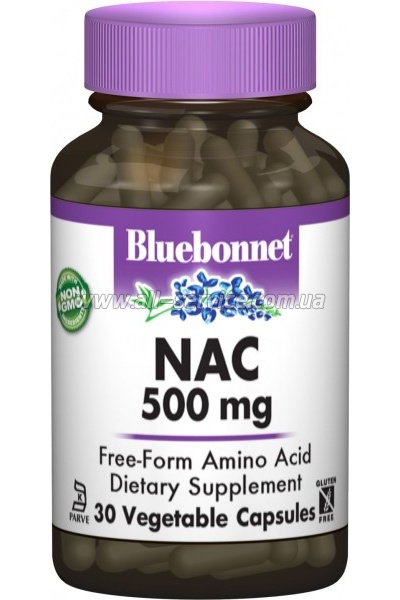  Bluebonnet Nutrition NAC (N--L-) 500, 30   (BLB0062)
