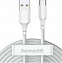 ���� ������ USB 2.0 AM to USB-C 1.5m 5A Simple WisdomKit white Baseus (TZCATZJ-02)