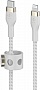 Дата кабель USB-C to Lightning 1.0m BRAIDED SILICONE white Belkin (CAA011BT1MWH) Дата кабель USB-C to Lightning 1.0m BRAIDED SILICONE white Belkin (CAA011BT1MWH)