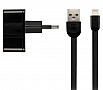   Remax 2.4 A Dual USB Charger + Data Cable for Type-C, black ( 	RP-U215A-BLACK)