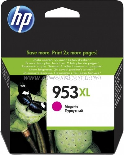 Картридж HP №953XL HP Officejet Pro 8210/ 8710/ 8720/ 8725/ 8730 Magenta (F6U17AE) Картридж HP №953XL HP Officejet Pro 8210/ 8710/ 8720/ 8725/ 8730 Magenta (F6U17AE)