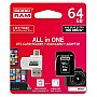   GOODRAM 64GB microSDXC class 10 UHS-I (M1A4-0640R12)