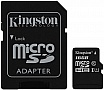   Kingston 16GB microSDHC C10 UHS-I + SD  (SDCS/16GB)