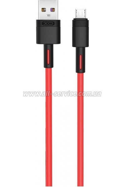 ���� ������ USB 2.0 AM to Micro 5P 1.0m 5A red XO (NB166-M-1-RD)