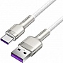 ���� ������ USB to USB-C 1.0m 6A 66W white Baseus (CAKF000102)
