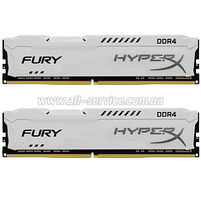  32Gb Kingston HyperX Fury 2x16GB DDR4 3200MHz White (HX432C18FWK2/32)