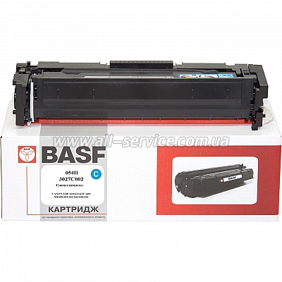  BASF 054H Canon MF641/ MF643/ MF645/ LBP-621/ LBP-623  3027C002 Cyan (BASF-KT-3027C002)