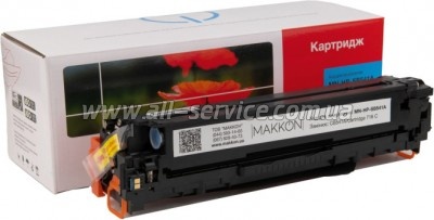 �������� Makkon HP CLJ CP1215/ CP1515/ CM1312 ������ CB541A Cyan (MN-HP-SB541A)