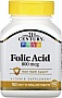  21st Century  , 800 , Folic Acid, 180  (CEN-22563)
