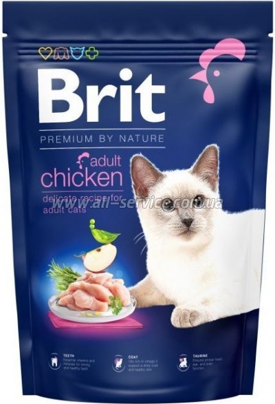     Brit Premium by Nature Cat Adult Chicken 300 (8595602552962)