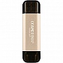  128GB Transcend JetFlash 930C USB 3.2 / Type-C Gold-Black (TS128GJF930C)