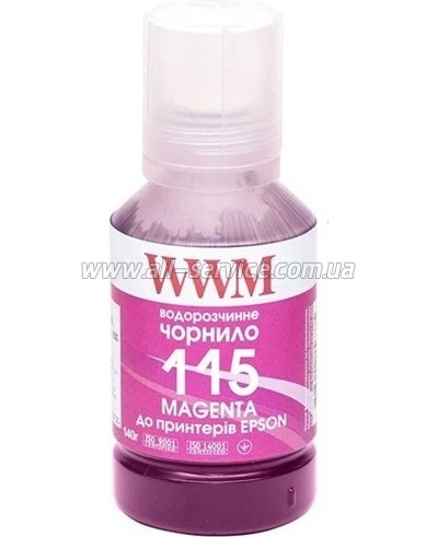 Чернила WWM Epson 115 Epson L8160/ L8180 140г Magenta (E115M-WWM) Чернила WWM Epson 115 Epson L8160/ L8180 140г Magenta (E115M-WWM)
