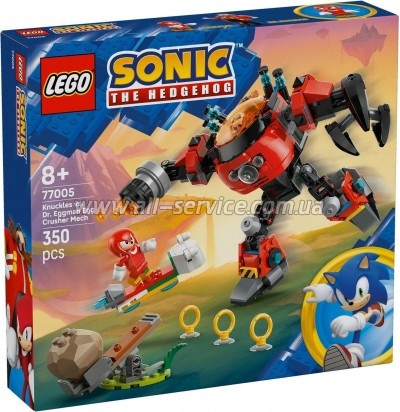 ����������� LEGO Sonic Knuckles vs. Dr. Eggman Egg Crusher Mech (77005)