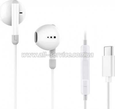  Ergo VM-730 Type-C Earphones White (VM-730W)