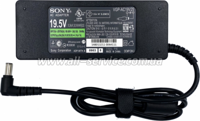 Блок живлення до ноутбуку Sony 90W 19.5V 4.7A разъем 6.5/4.4 (pin inside) (VGP-AC19V26) Блок живлення до ноутбуку Sony 90W 19.5V 4.7A разъем 6.5/4.4 (pin inside) (VGP-AC19V26)