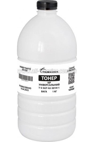 ����� GoldenGreen HP Universal ����� 1�� Black (TSM-HJ-301H-1)