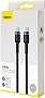 ���� ������ USB-C to USB-C 2.0m 100W 5A black-grey Baseus (CATKLF-ALG1)
