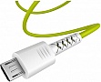 ���� ������ USB 2.0 AM to Micro 5P 1.0m Soft white/lime Pixus (4897058531176)