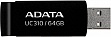USB   ADATA 64GB UC310 Black USB 3.0 (UC310-64G-RBK)