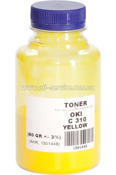   OKI C310 / 330 / 510 / 530  60 Yellow (1501448)