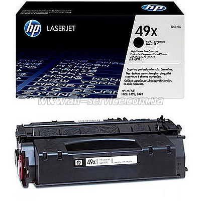     HP 49X  LJ 1160/ 1320/ 3390/ 3392MFP/ Q5949X