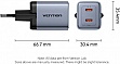 �������� ������� Vention 2xUSB-C PD45W GaN gray (FCFH0-EU)