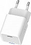 �������� ������� ColorWay GaN Mini 25W PD Port PPS USB-C white (CW-CHS052PD-WT)